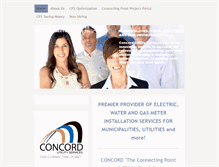 Tablet Screenshot of concordus-inc.com